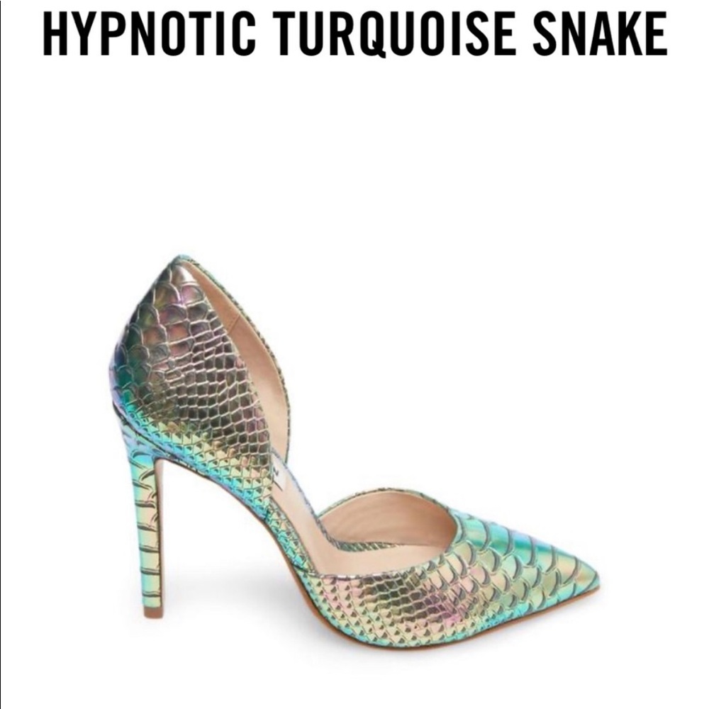 Hypnotic Turquoise Snake